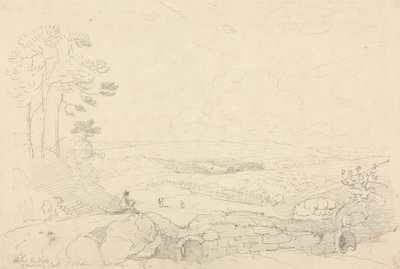 Dentro de las murallas del castillo de Carisbrooke, Isla de Wight, junio de 1829 de Capt. Thomas Hastings