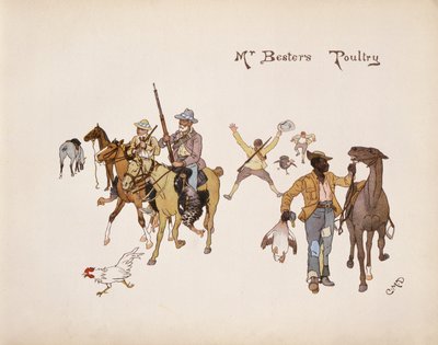 Las aves de corral del Sr. Bester, de The Leaguer of Ladysmith, 1900 de Captain Clive Dixon