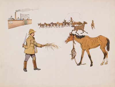 Camino a la fábrica de Chevril, de The Leaguer of Ladysmith, 1900 de Captain Clive Dixon