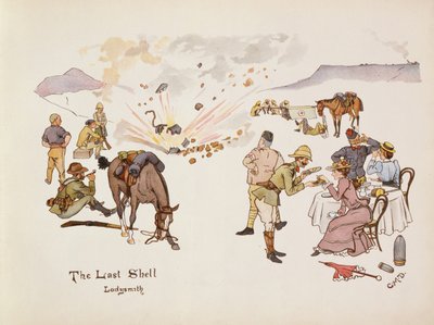 El último proyectil, Ladysmith, de The Leaguer of Ladysmith, 1900 de Captain Clive Dixon