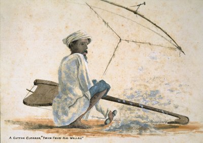Un limpiador de algodón Thun-Thun-Aie-Wallah, India de Captain Cornelius Francis James
