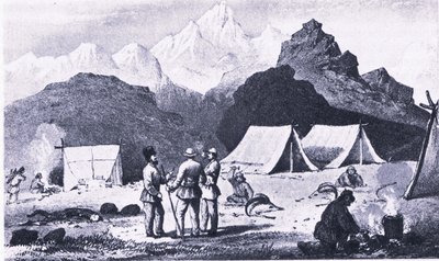 Campamento en el Himalaya, de 