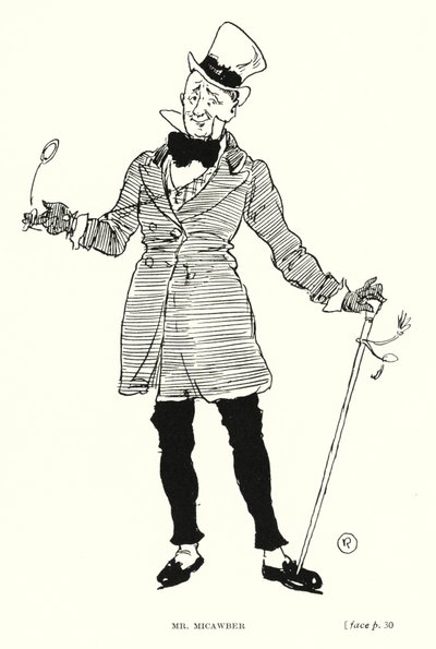 Personaje de Dickens: Mr Micawber de Captain Edward Henry Handley Read