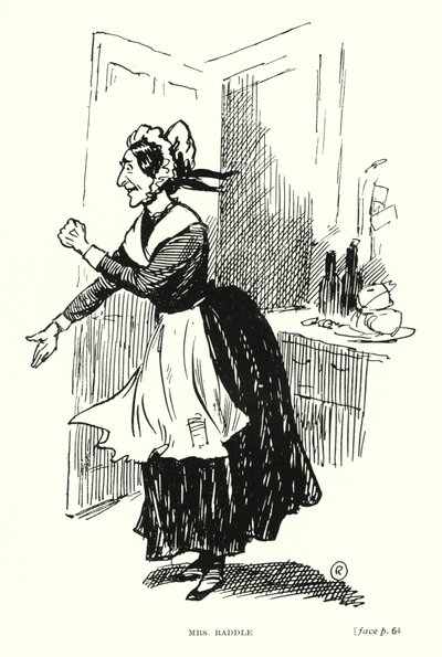 Personaje de Dickens: Sra. Raddle de Captain Edward Henry Handley Read