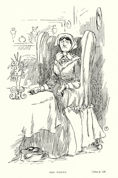 Personaje de Dickens: Sra. Wilfer de Captain Edward Henry Handley Read