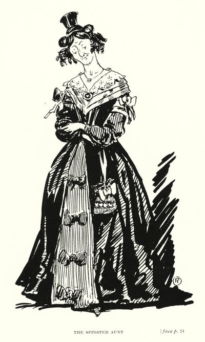 Personaje de Dickens: La tía solterona de Captain Edward Henry Handley Read