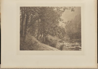 El camino sobre el primer Brae, Dove Dale de Captain George Bankart