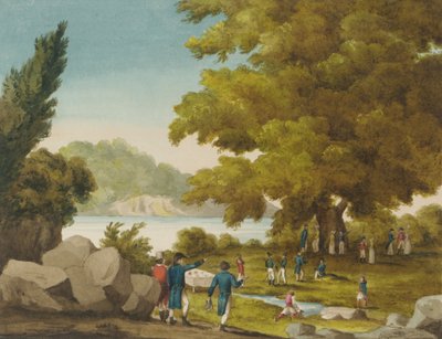 La fuente del Bashaw, Santa Maura, Grecia de Captain George Francis Lyon
