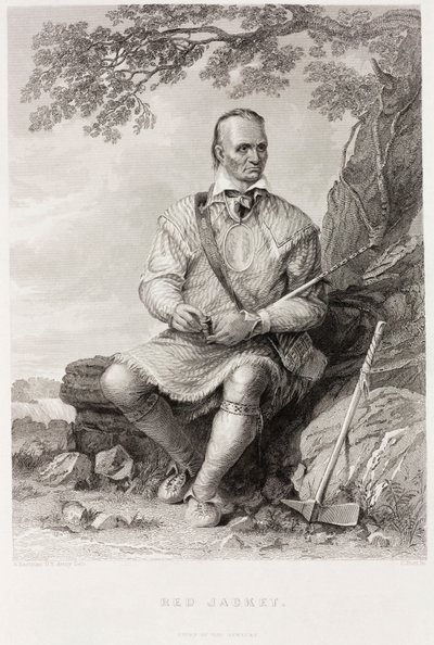 Chaqueta Roja, jefe Séneca de Captain Seth (after) Eastman