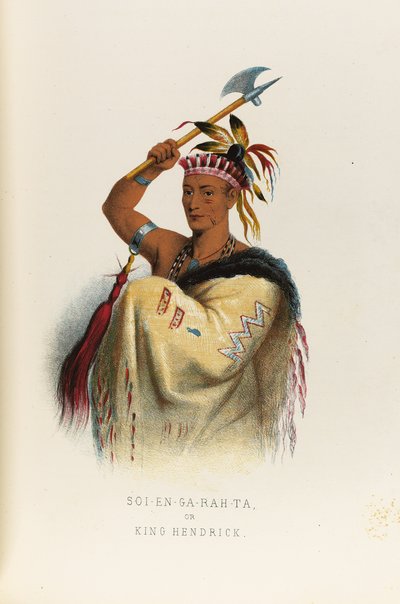 Soi-En-Ga-Rah-Ta o Rey Hendrick de Captain Seth Eastman