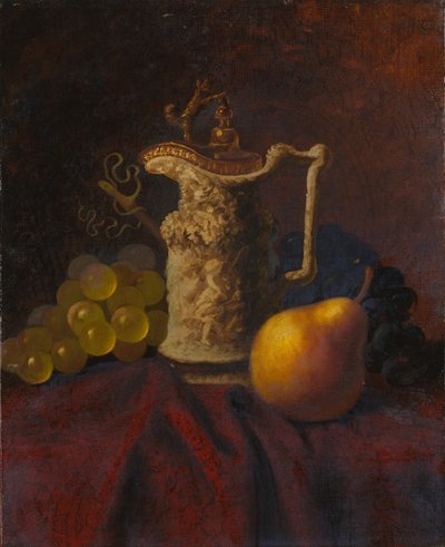 Naturaleza muerta con jarra y frutas de Carducius Plantagenet Ream