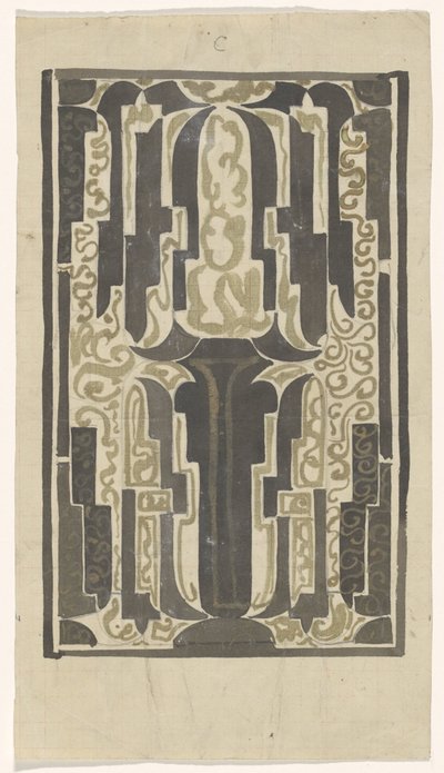 Diseño decorativo de Carel Adolph Lion Cachet