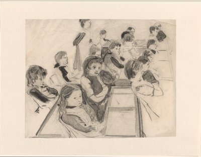 Clase escolar de Carel Adolph Lion Cachet