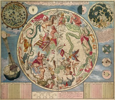 Planesphaeri Coelestis Hemisphaerium meridionale de Carel Allard