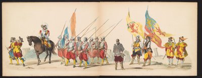 Mascarada de los estudiantes de Leiden, 1850 (lámina 5) Intogt por Frederik Hendrik en 