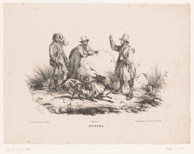 Rustende jagers
Pictura (título de la serie en el objeto) de Carel Christiaan Antony Last