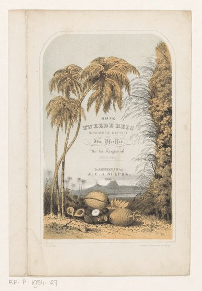 Paisaje tropical
Portada de: Ida Pfeiffer, Mi segundo viaje alrededor del mundo, 1856 de Carel Christiaan Antony Last