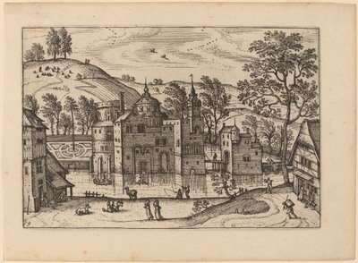 Castillo con Foso de Carel Collaert