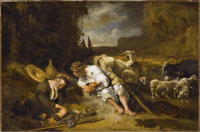 Mercurio y Argos, 1645-1647 de Carel Fabritius