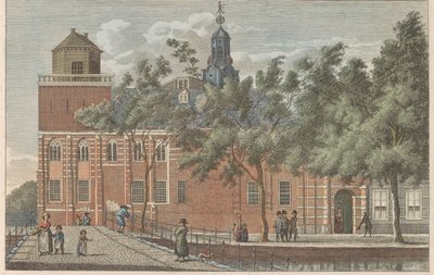 Edificio de la Academia en Leiden, alrededor de 1790 The Academy in Leiden / Vue de L