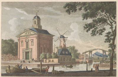 Iglesia inglesa en Róterdam, hacia 1790 La Iglesia Episcopal Inglesa en Rotterdam / L