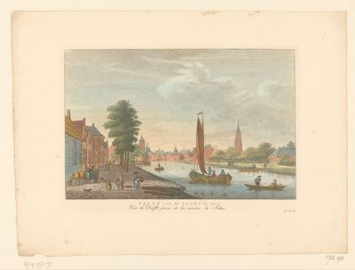 Vista de Amersfoort
Vista de Delft desde el Vaart / Vue de Delft, prise de la riviere la Schie (título en el objeto) de Carel Frederik Bendorp (I)