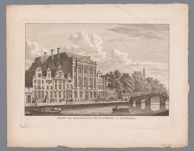 Vista de Felix Meritis en Ámsterdam
Edificio Felix Meritis en Ámsterdam (título en el objeto) de Carel Frederik Bendorp (I)