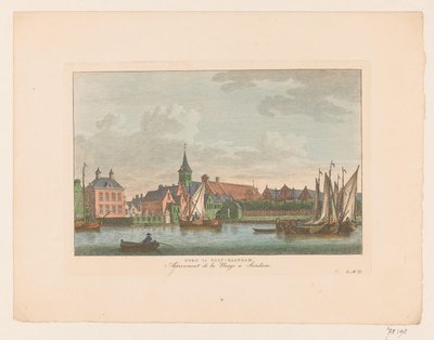 Vista de la iglesia de Oost-Zaandam
Iglesia en Oost-Zaandam / Arrivement de la Barge à Sardam (título en el objeto) de Carel Frederik Bendorp (I)