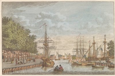 Puerto de Middelburg, hacia 1790 El puerto de Middelburg / Le port de Middelburg (título sobre el objeto) de Carel Frederik Bendorp (I)