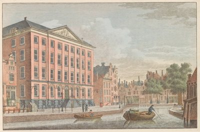 Casa de la doncella católica romana en Ámsterdam, alrededor de 1790 RC Casa de la Doncella en Ámsterdam. / Hospice Catolique dite Maison des Vierges à Amsterdam (título sobre el objeto) de Carel Frederik Bendorp (I)