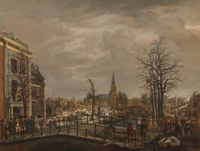 El Rapenburg en Leiden
El Rapenburg, Leiden, tres días después de la explosión de un polvorín el 12 de enero de 1807 de Carel Lodewijk Hansen (signed by artist)