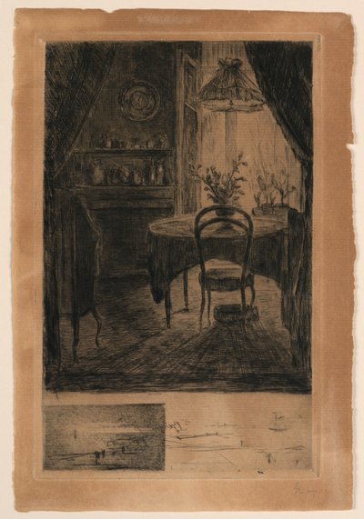 Habitación en la casa del artista de Carel Nicolaas Storm van 