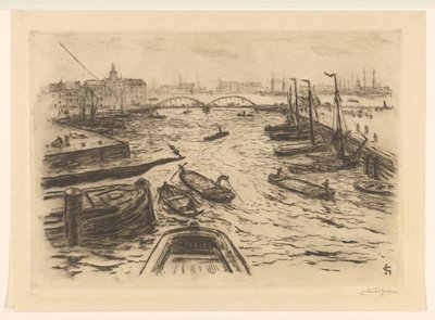 Vista de puerto de Carel Nicolaas Storm van 