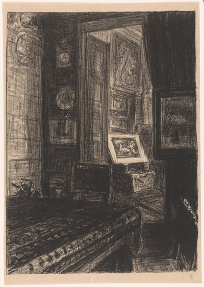 Interior de una sala de estar de Carel Nicolaas Storm van 