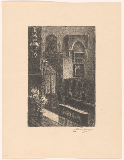 Interior de una iglesia en Venecia de Carel Nicolaas Storm van 