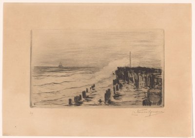 Muelle de Flushing de Carel Nicolaas Storm van 