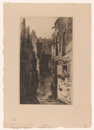 Canal en Dordrecht
Oude Gracht en Dordrecht (título en el objeto) de Carel Nicolaas Storm van 