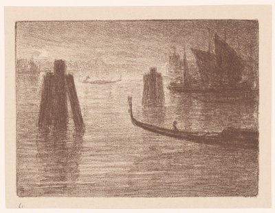 Puerto en Venecia de Carel Nicolaas Storm van 