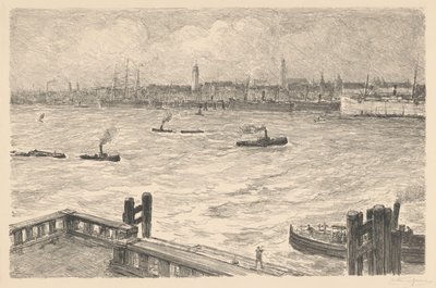 Haven te Hamburgo de Carel Nicolaas Storm van 