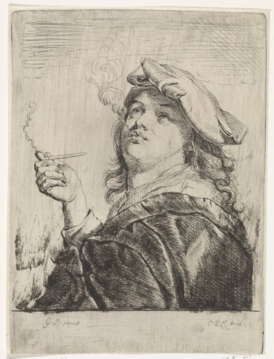 Fumador con una pipa en la mano de Carel de Moor (II)