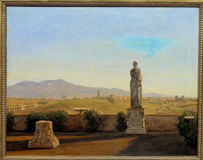 Panorama desde Villa Mattei de Carl Christian Constantin Hansen