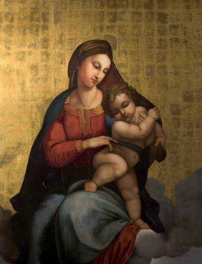 Virgen y Niño, 1819 de Carl Adolf Senff