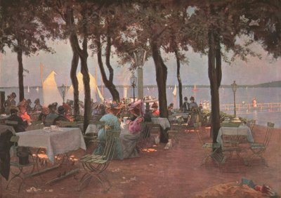 Tarde de verano en el lago Müggelsee de Carl Alexander Brendel