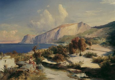 Tarde en Capri de Carl Blechen