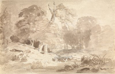 Paisaje rural en la Marca de Brandeburgo de Carl Blechen
