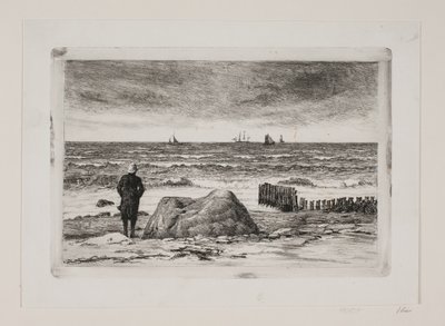 Tiempo ventoso. Søstykke de Carl Bloch