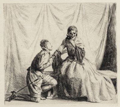 El joven y la muerte de Carl Bloch