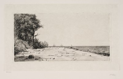 Desde la costa norte de Zelanda. Plantación de Hornbæk de Carl Bloch
