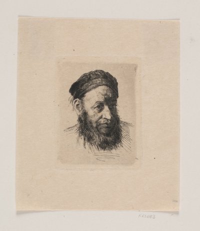 Cabeza de un viejo marinero de Carl Bloch