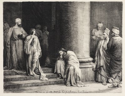 Cristo y la pecadora de Carl Bloch